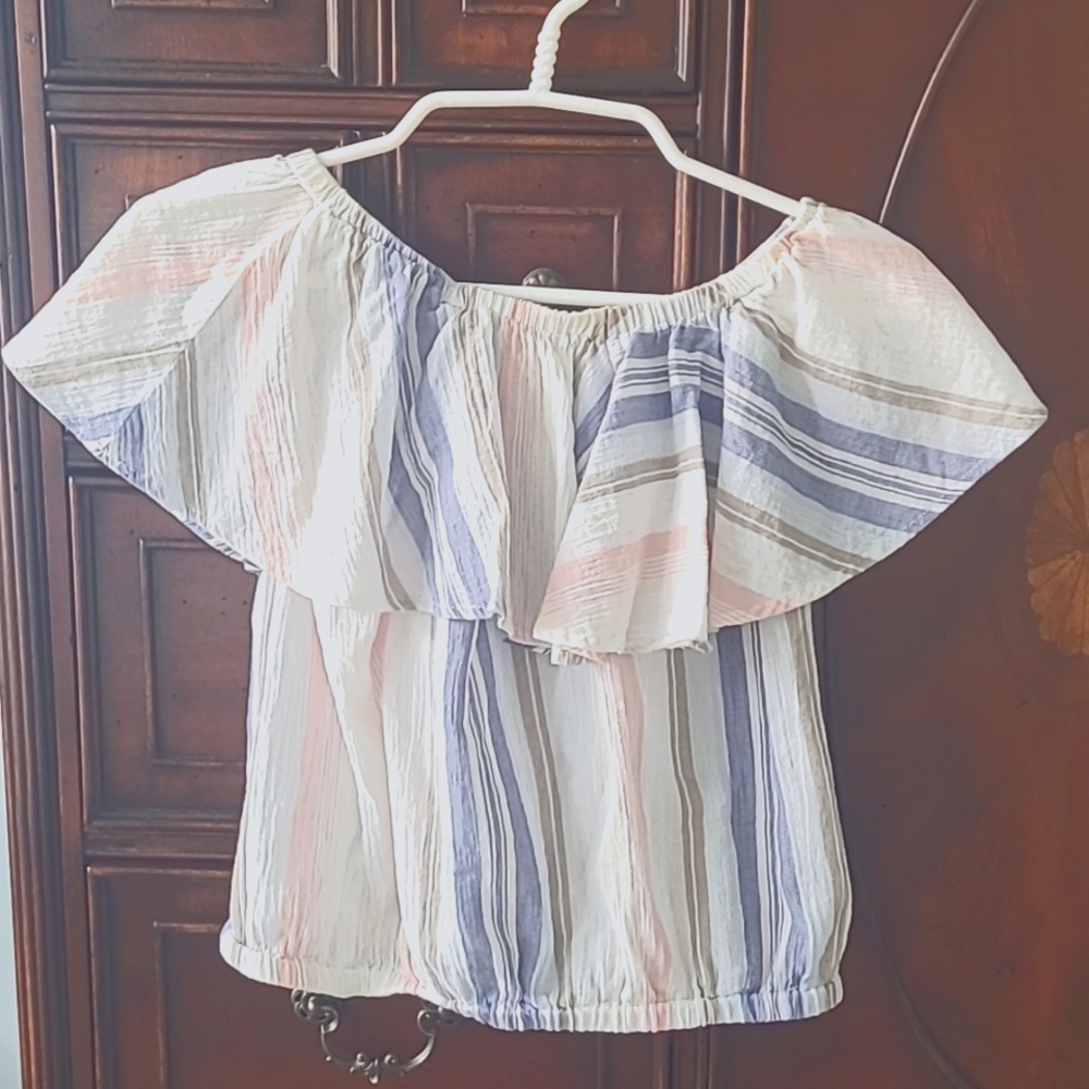 Michael Stars Off-the-Shoulder Blouse, Size Small